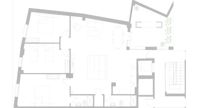 Апартаменты Superior с 3 комнатами The Zentral Suites & Apartments