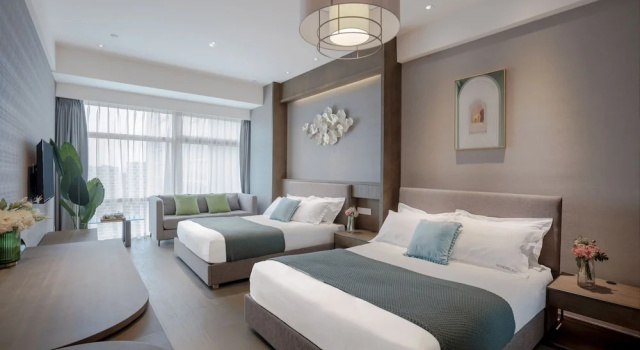 Двухместный номер Standard Hangzhou EFC Wonderland Apartment - Hangzhou Alibaba T7 Branch