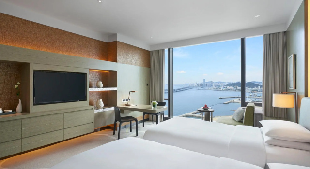Двухместный номер с видом на океан Grand Hyatt Dalian