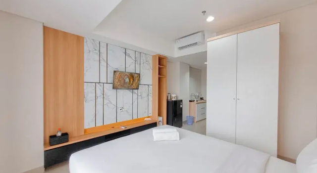 Homey Studio at Patraland Amarta Apartment By Travelio, Rezerwuj Apartament Sleman Yogyakarta