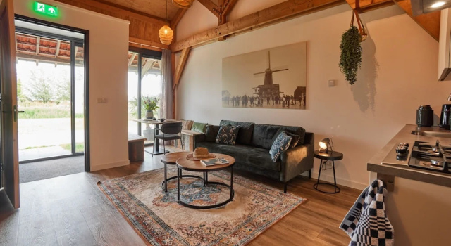 Апартаменты Dutchen Erfgoedpark de Hoop Wellness Cottages