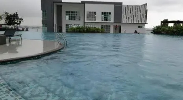 A1403 JB CITY SKS HABITAT LARKIN 2BR 6Pax 100mbps NETFLIX!! By STAY, Rezerwuj Hotel Johor Bahru Johor, w pobliżu Hospital Sultanah Aminah