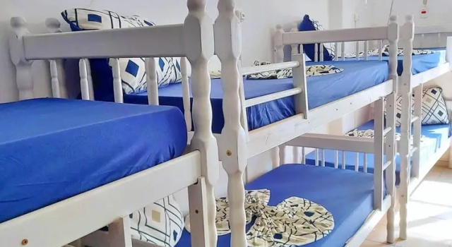 Кровать в общем номере Hostel Princess Copacabana