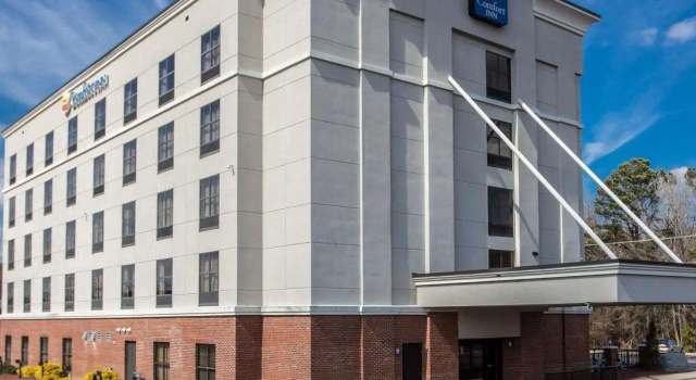 Кровать в общем номере Comfort Inn & Suites Lumberton Central I-95