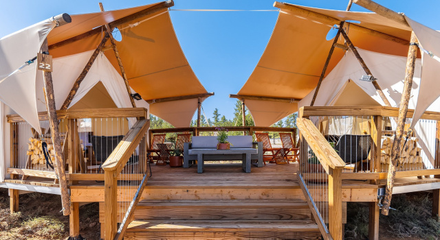 Under Canvas Bryce Canyon, Boek Vakantiehuis Hotels in Utah met ontbijt, Ontbijt