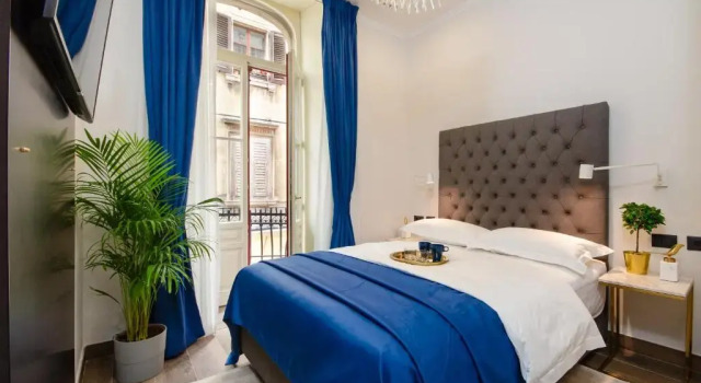 Standardní Dvoulůžkový s manželskou postelí pokoj s balkonem Villa Brandestini