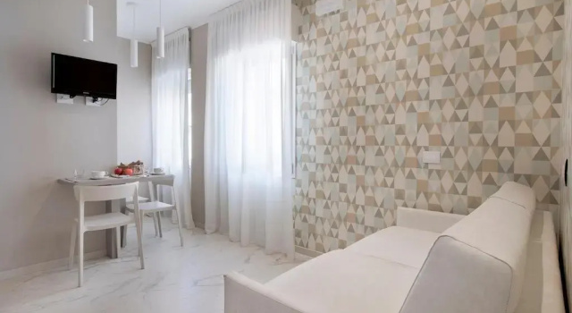 Апартаменты c 1 комнатой с балконом и с частичным видом на море Residence Dolcemare