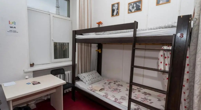 Кровать в общем номере Хостел Loft Minsk