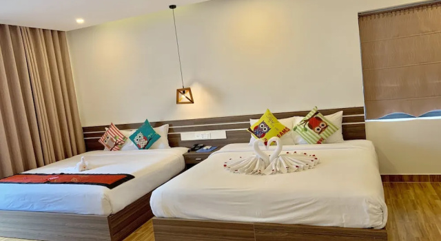 Люкс с балконом и с красивым видом из окна HA Gateway Inn Hoian Priavate Pool Villa
