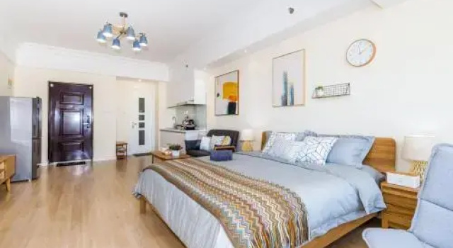 Qingdao Huangdao·Qingdao Oriental Movie Metropolis Wanda Mall· Locals Apartment 00160510