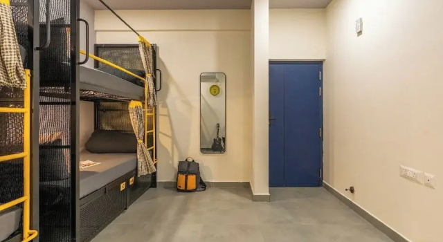Кровать в общем номере (женский номер) The Hosteller Bangalore, HSR Layout