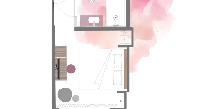 Номер Standard с балконом Rosa Hotel