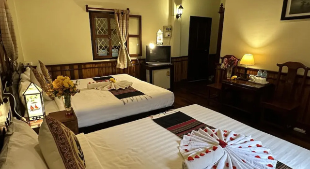 Четырёхместный семейный номер Standard Villa Alounsavath Mekong Riverside