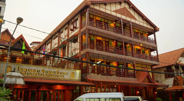 Chanthapanya Hotel, Забронировать Отель Отели Вьентьяна 3 звезды, рядом с Hor Phra Keo, 3*