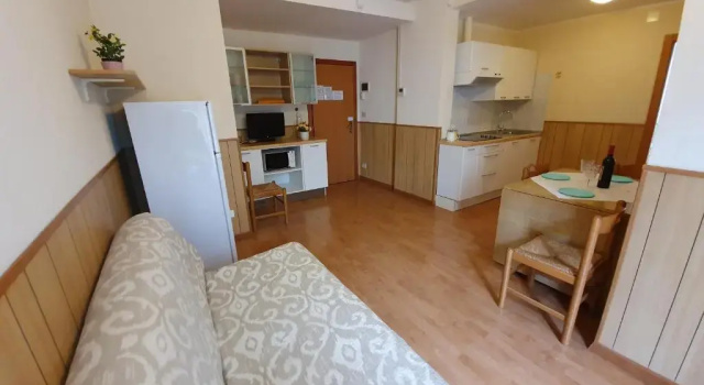 Апартаменты с 2 комнатами с видом на бассейн Residence Olivotti