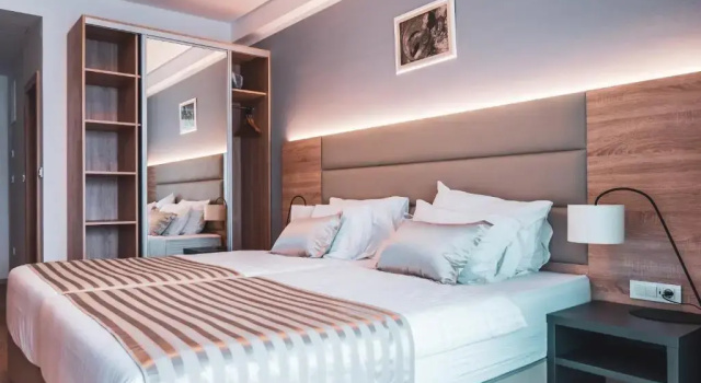 Двухместный номер Deluxe с балконом и с видом на море Hotel Kaneo
