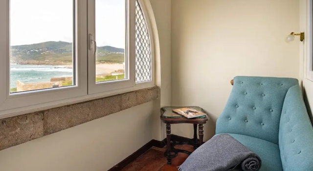 Одноместный номер Superior с балконом и с видом на море Hotel Fortaleza do Guincho Relais & Châteaux