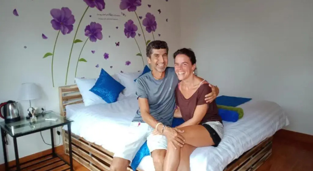 Двухместный номер Deluxe с балконом Khai Yen Tam Coc Hostel
