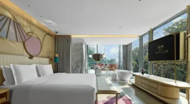 Люкс с 2 комнатами с видом на озеро Hangzhou Xianghu Liberty Manor