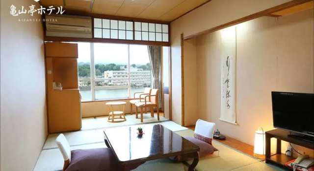 Четырёхместный номер Standard Hita Onsen Kizantei Hotel