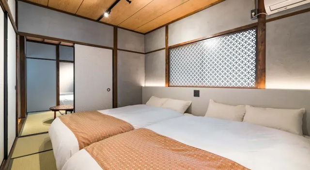 Коттедж KONJAKUSO Osaka Bentencho "HIKARIYUYA" Projection M apping SPA