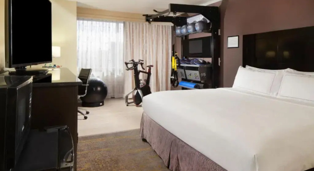 Номер Standard с красивым видом из окна DoubleTree by Hilton El Paso Downtown