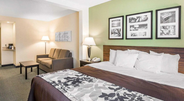 Люкс c 1 комнатой Sleep Inn & Suites Port Charlotte-Punta Gorda