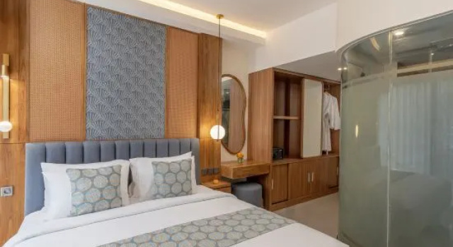 Четырёхместный семейный люкс с балконом THE SAND Suites & Villas