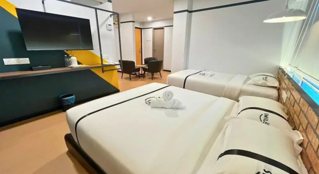 Кровать в общем номере Seeds Hotel Premier Pudu TRX Kuala Lumpur