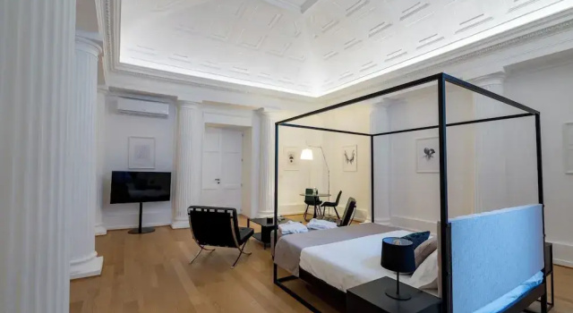Двухместный люкс Deluxe с балконом и с видом на город Corso Grand suites