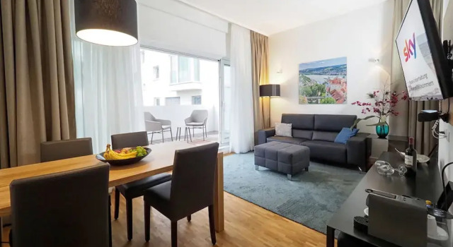 Двухместные апартаменты Deluxe с балконом Apparthotel Rivers Passau