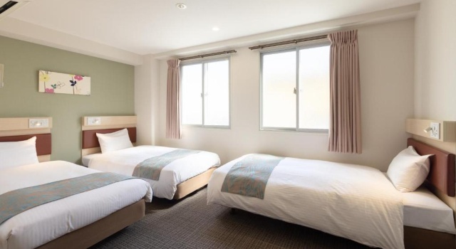 Трёхместный номер Beppu Daiiti Hotel