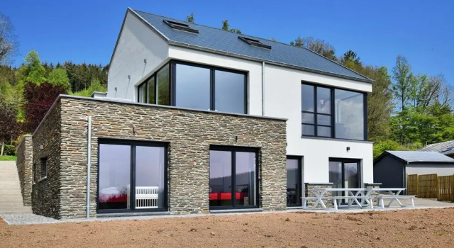 Modern Holiday Home in Ardennes With Terrace, Забронировать Дом для отпуска Виллы Pays des Sources, Вилла