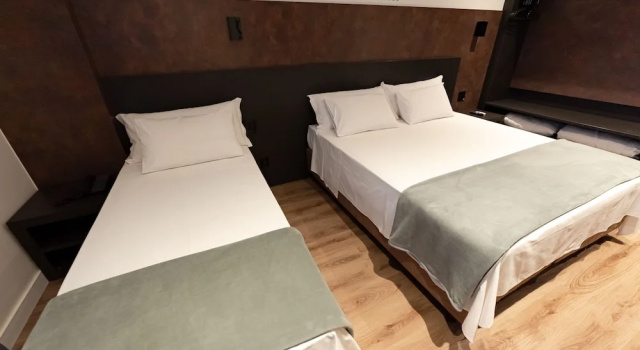 Трёхместный семейный номер Standard Slaviero Hotel Chapecó - Pet Friendly - Próximo a EFAPI