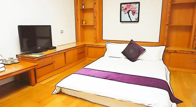 Четырёхместный номер Standard Donggang Hai-Wan Homestay