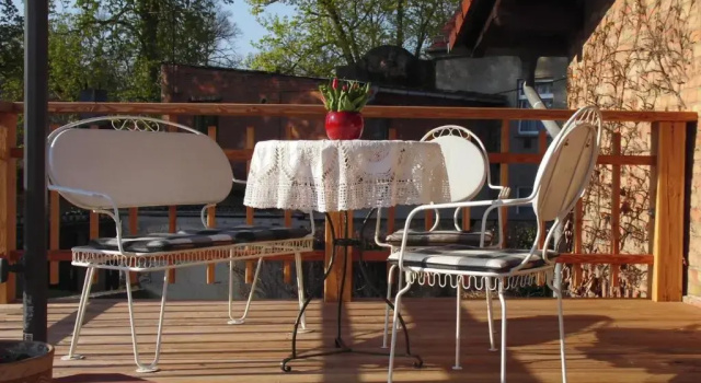 Апартаменты с балконом SchlossparkFerienwohnungen Rheinsberg mit Garten