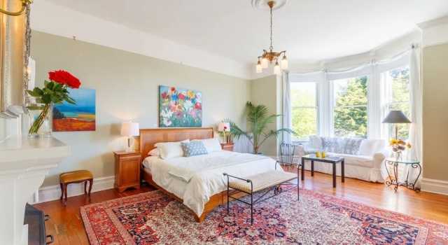 Люкс с 2 комнатами с балконом и с видом на океан Fairholme Manor Inn