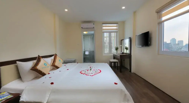 Двухместный номер Deluxe с видом на город Hanoi Spoon Boutique Hotel