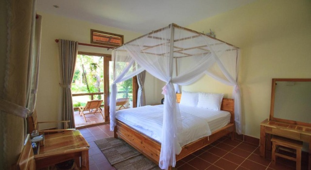 Бунгало Deluxe с частичным видом на море Wild Beach Phu Quoc Resort