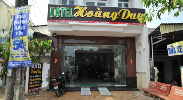 Hoang Duy Hotel, Забронировать Отель Отели Виньлонг с парковкой, Парковка