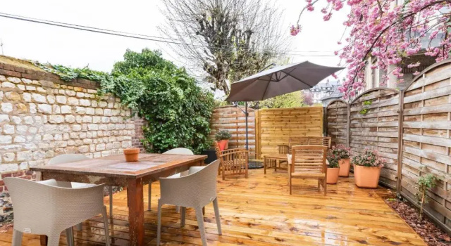 Апартаменты Le 102, Maison avec Terrasse et parking Gare de ROUEN