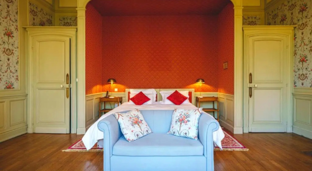 Люкс с видом на сад Château La Comtesse de Loire & Spa