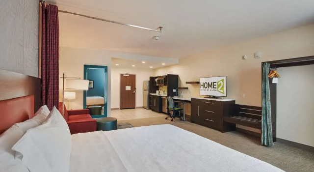 Двухместный люкс Home2 Suites By Hilton Sacramento At Csus