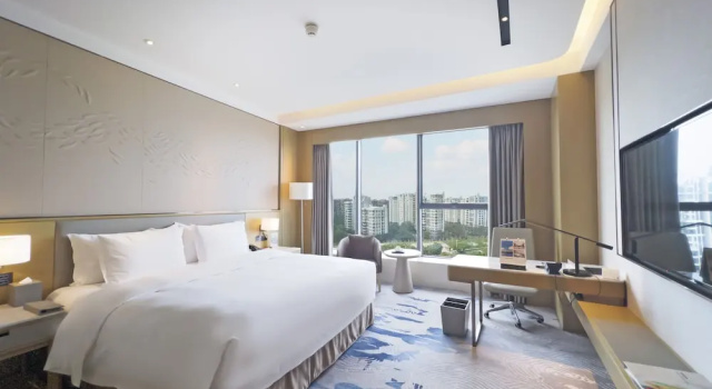 Двухместный номер Deluxe с видом на город Wyndham Grand Plaza Royale Yuzhou Xiamen Wuyuan Bay
