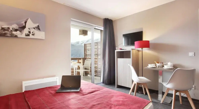 Студия Odalys Residence le Village du Praroustan