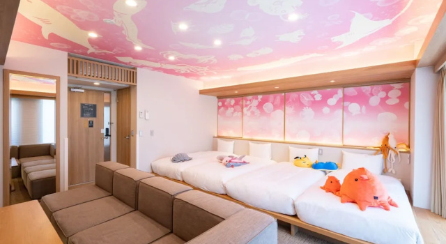 Четырёхместный номер Standard GOLD STAY Nagoya Osu