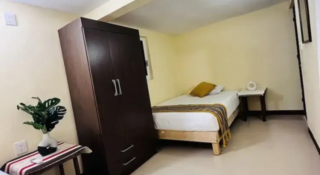 Standart dört kişilik aile bodrum kat oda Hotel Cabañas y Glamping Punta Surf