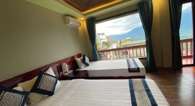 Двухместный номер Deluxe с 2 комнатами Botanic Sapa Hotel