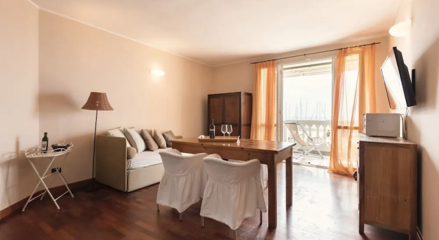 Люкс с балконом и с видом на море Residenza Santa Cecilia