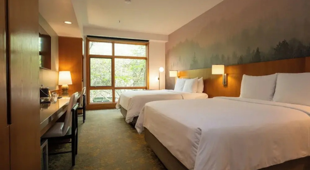 Четырёхместный номер Deluxe Cedarbrook Lodge